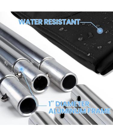 Leader Accessories 10 Colors Bimini Top Cover for Boat 4 Bow 8'L x 54 H x 85-90 W Includes Straps, Support Poles, Mounting Hardwares, Storage Boot Aluminum Frame Black - Buy Online on GoSupps.com