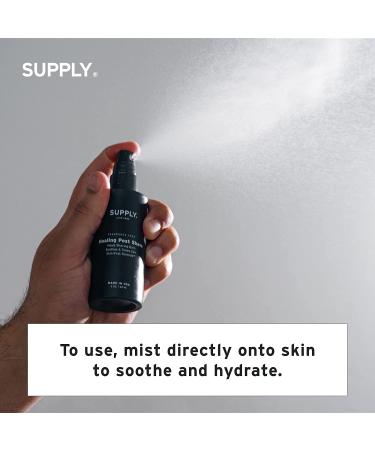 SUPPLY Healing Post Shave - Sandalwood & Cedar After Shave | Nourishing, Soothing, and Repairing for Men - 2 Oz Bottle - Buy Online on GoSupps.com