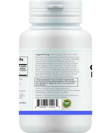 Teresa Chromium Picolinate 200mcg Insulin Co-Factor* - 100 Veg Capsules - Buy Online on GoSupps.com
