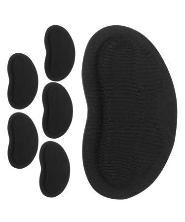 FRCOLOR 3 Pairs Black Pumps Foot Pad High Heels Black Heels Shoe Inserts Shoe Heel Protectors Heel Protectors for High Heel Shoes Heel Inserts for Women Heel Pad Foam Shoe Clip Replaceable