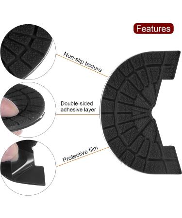 Harfington Heel Plates - Size 10-11 Non Slip Pad Replacement for Sneakers in Black - Buy Online on GoSupps.com