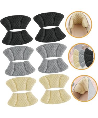 NOLITOY Anti-Wear Heel Protector Pads | 6 Pairs Self-Adhesive Inserts for Loose Shoes | Women s Wear-Resistant Heel Grips & Cushion Pads - Buy Online on GoSupps.com
