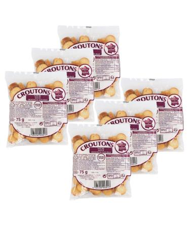 Tipiak Pack of 6 Natural Croutons 75 g Bag