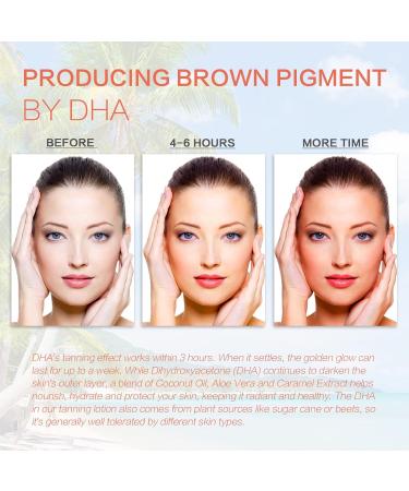 Self Tanning Cream Self Tanning Fluid Self Tanning Cream Face and Body Self Tanning Lotion Instant Tanner For A Delicate and Natural Tanning 60ml - Buy Online on GoSupps.com