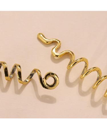 Gold Snake Hair Jewelry for Braids & Dreadlock Accessories - Pack of 6 | Women & Girls - Buy Online on GoSupps.com