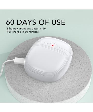 Electric Nail Clipper 2 Speed Automatic Nail Cutter with LED Light USB Charging Fingernail Cutter and File Portable Nail Trimmer Scissor Fingernail Trimmer for Baby Kids Adult White - Buy Online on GoSupps.com