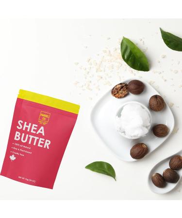 Shea Butter Organic (1kg /2.2lb Value Pack) Premium Quality Ivory Moisturizer| Sourced From Africa and Packed in Canada| Great For Hair Skin and DIY| Use Alone Or In Lip Balms Lotions Soap and More| By Amriel Co. - Buy Online on GoSupps.com