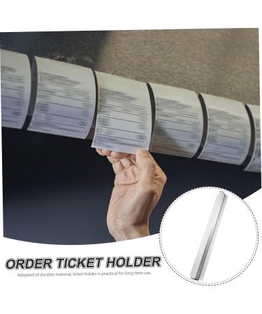 Zerodeko Aluminum Menu Holder - 40cm Clip for Restaurant Receipts & Orders | Durable Adhesive Stand - Shop Internationally - Buy Online on GoSupps.com
