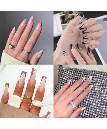 Mezerdoo Swirl French Line Nail Stamping Plates D-31 and D-32 - Geometric Wave, Stripes, Flower Nail Art Stencils (2pcs) - Stainless Steel Nail Art Tools - Buy Online on GoSupps.com