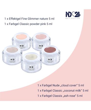 Golden Sands Collection Set - Premium Color Gel for Gel Nails | Made in Germany (5x5ml) - Shop Internationally - Buy Online on GoSupps.com