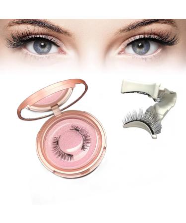 Dalarey Magnetic Lashes Dalarey Eyelashes Magnetic Magnetic Lashes Natural Look Reusable Natural Magnetic Eyelashes No Glue with Applicator Soft Magnets False Eyelashes Easy to Wear (Natural style)