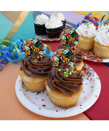 GRAPHICS & MORE Batman Batman Street Sign Pattern Cupcake Picks Toppers Decoration Set of 6 Multi - Buy Online on GoSupps.com