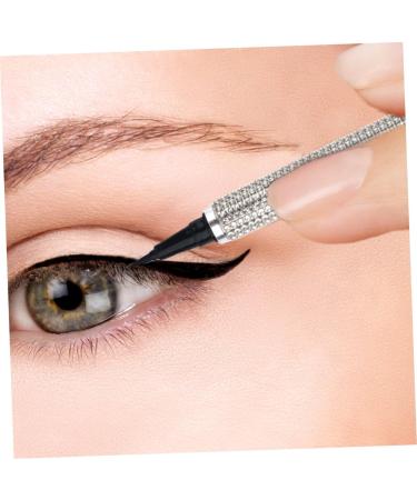 BELLIFFY Liquid Eyeliner Girl Eye Makeup Accessory Girl Eyeliner Makeup Pen Gel Pu Sticker Drill Silver - Buy Online on GoSupps.com