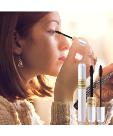 Lengthening Mascara | Black Volume and Length | Mascara Extensions Eye Makeup Feathery Soft Full Lashes for Lifting Curling Pochy Brown - Buy Online on GoSupps.com