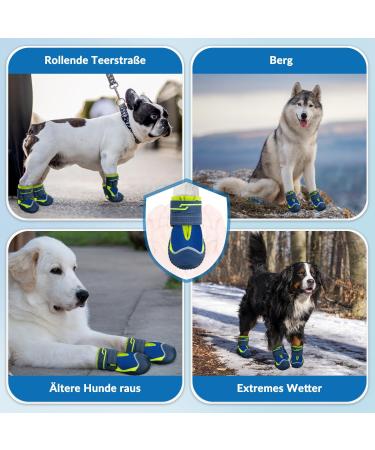 Eyein Dog Shoes - Water-Repellent Paw Protection for All Sizes | Non-Slip Sole & Reflective Velcro | Outdoor Sports Accessories - Buy Online on GoSupps.com