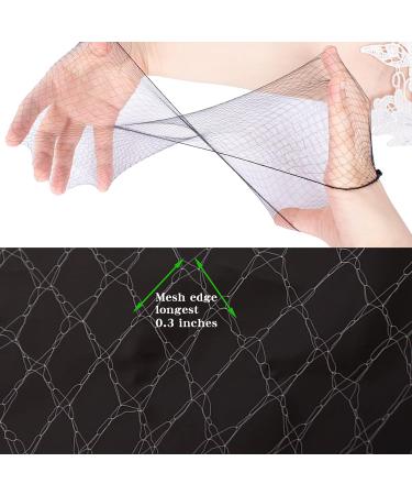 Askuang 20PCS Black Hair Net Elastic Edge Mesh Stretchable Hair Nets for Women, Individual Pack 20 (50 cm) - Ideal for Sleeping, Ballet Buns, and Food Service - Buy Online on GoSupps.com