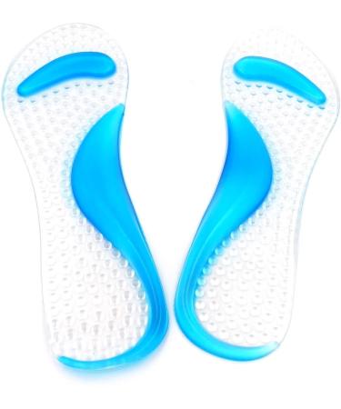 Gel Insoles for Women - Orthopedic Arch Support & Cushion for Flat Feet | Silicone Gel Inserts for Foot Care - 1 Pair - Buy Online on GoSupps.com