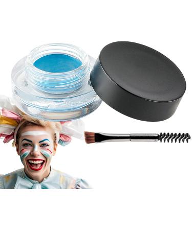 Eyebrow Pomade Cream | Women's Blue Gel Pomade for Eyebrow - Lightweight Texture Eyebrow Makeup Tool for Cosplay Parties Costume Parties Stage Performances Role-Playing Activities Lambo - Buy Online on GoSupps.com
