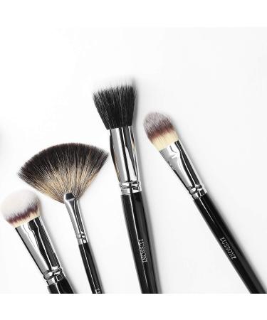 T4B Lussoni 100 Series Professional Make-Up Brush Set - Foundation Concealer Liquid & Cream Cosmetics - Round Flat Angled Conical & Kabuki Duo Fiber Brushes for International Shipping - Buy Online on GoSupps.com