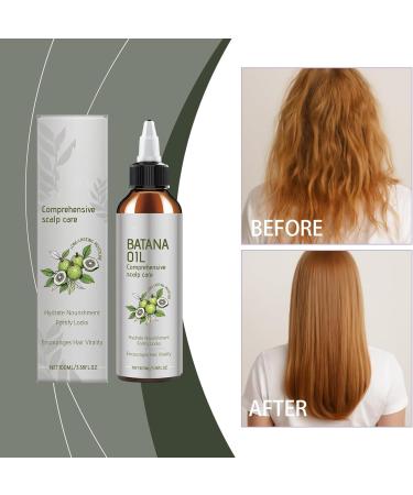 Batana Oil Hair Nourishing hair care oil deep hydration damage control and shine enhancement reduces fresh light nongreasy for all hair types one size 2 pieces 2 pieces 1 ml 1er Pack - Buy Online on GoSupps.com