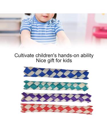 Zerodis 24Pcs Finger Traps - Eco-Friendly Bamboo Chew Toys for Kids & Birds | DIY Party Fun - Buy Online on GoSupps.com