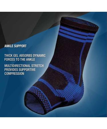 Pro-Tec Gel-Force Ankle Support - Medium Size | Premium Comfort & Stability for Sports | Buy Internationally - Buy Online on GoSupps.com
