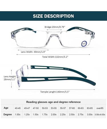 5 Pack Blue Light Blocking Reading Glasses for Women Men | Anti Glare Computer Readers 1.5 Magnification | Clear Frame Lightweight Rimless Design - Buy Online on GoSupps.com