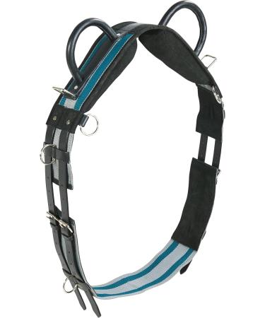 Lunging Girth Double Minishetty - Navy/Sky Blue | Premium Quality International Shipping - Buy Online on GoSupps.com