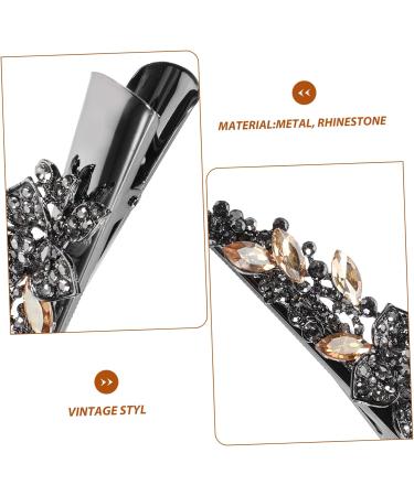 minkissy Hair Clips for Girls Hair Jewelry Girls Hair Accessories Vintage Hair Accessories Prom Hair Clips Hair Clips for Women Hair Clips Decoration Back of Head Metal Miss Crystal - Buy Online on GoSupps.com