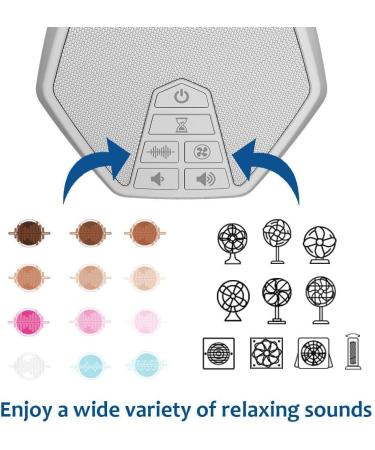 Adaptive Sound Technologies LectroFan EVO Sleep Sound Machine | Non-Looping 22 Fan & White Noise Variations with Ocean Sounds | Sleep Timer Included - Buy Online on GoSupps.com