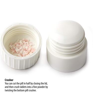 Pill Cutter Crusher Splitter Pulverizer - Accurate Cut for Small Pills, Ideal for Medication, Vitamins & Travel - BS0113J - Buy Online on GoSupps.com