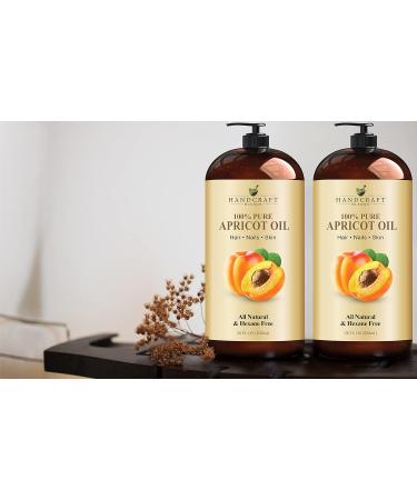 Premium 100% Pure Apricot Kernel Oil - Cold Pressed Carrier Oil for Aromatherapy - 828 ml (Pack of 1) - Buy Online on GoSupps.com