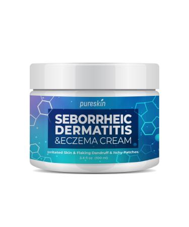 Seborrheic Dermatitis Treatment Cream Intensive Relief Recovery for Itchy Skin & Dry Scalp Folliculitis Treatment Cream Eczema Relief Cream Psoriasis Scalp Treatment Cream 3.4 Oz