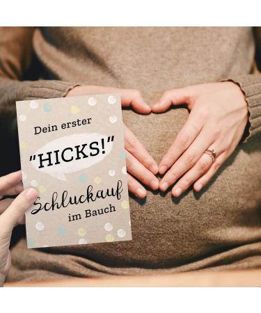 30+1 Milestone Pregnancy Photo & Memory Cards - Gift Boxed with Diary & Congrats Card | Perfect Pregnancy Gifts in DIN A6 Format - Buy Online on GoSupps.com