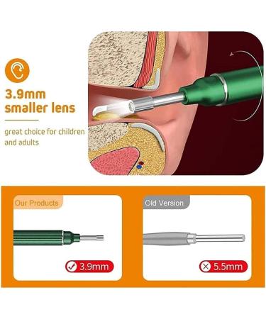 KouRy Portable Ear Wax Removal Tool with HD Camera - Ear Cleaner Kit & Base | Red Ear Wax Removal Tool for Effective Ear Cleaning - Buy Online on GoSupps.com