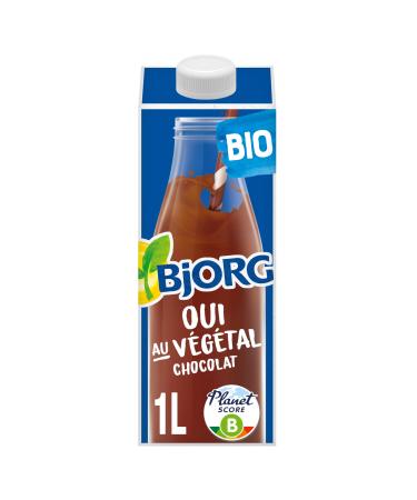 BJORG - Yes to Vegetable Chocolate Drink - Organic Vegetable Drink - Rice Coconut Soy - Smooth Texture - 1L