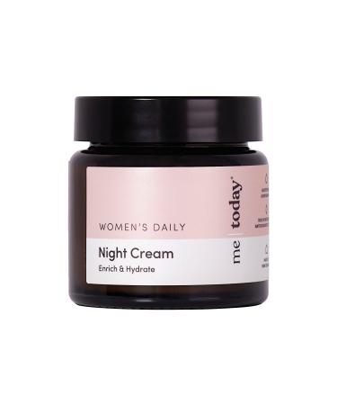 Women's Daily Night Cream 50ml Enrich and Hydrate Vitamins B3 and B5 Ginseng and Cranberry Natural Ingredients Vegan