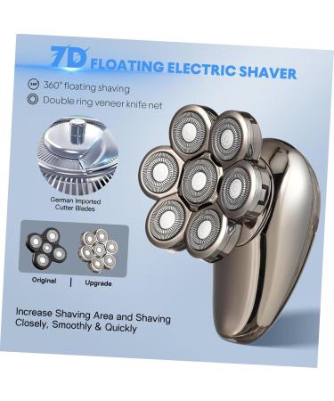 Buy Hemoton Electric Shaver for Men - Versatile Electric Razor Head Shavers & Facial Cleansing Brush - Ideal for Home & Travel - Digital Display & Beard Scissors Included - Buy Online on GoSupps.com