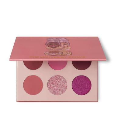 Juvia's Place Nude to Light Mauves  Deep Browns  Purple and Pink Eyeshadow Palette - Professional Eye Makeup  Pigmented Eyeshadow Palette  Makeup Palette for Eye Color & Shine  Pressed Eyeshadow Cosmetics  Shades of 6 De...