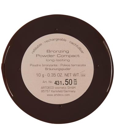 ARTDECO Bronzing Powder Compact - Long-Lasting Refill 10g (Almond) | Best Bronzer Powder for Flawless Glow | International Shipping Available - Buy Online on GoSupps.com