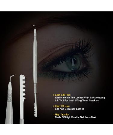 ZAMAHA UK Professional Stainless Steel Lash Lift Tool - Eyelash Separator Kit for Lifting, Tinting, Perming - Eyebrow Extensions Accessories - Buy Online on GoSupps.com