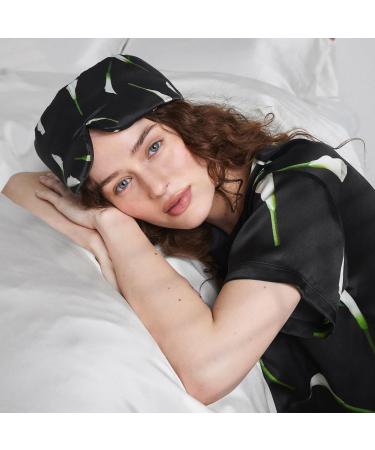 Lunya Silk Sleep Mask - Floating Lily | Luxurious Eye Mask for Restful Sleep | Shop Now & Enjoy International Shipping - Buy Online on GoSupps.com