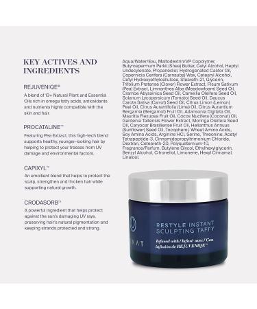 MONAT Restyle Instant Sculpting Taffy - Long Lasting Hair Styling Product with Rejuveniqe | 30ml - Buy Online on GoSupps.com