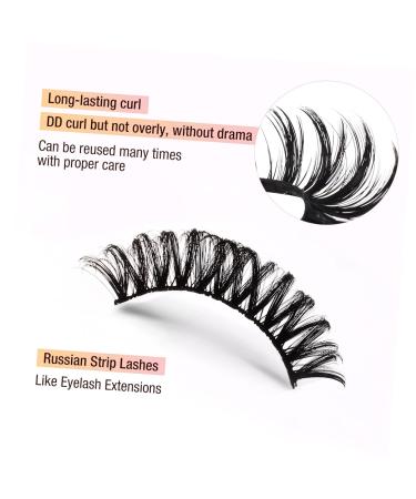 50 Pairs Fluffy Spiky False Eyelashes - Natural Makeup Tools for Women | Realistic Wispy Bulk Extensions - Buy Online on GoSupps.com