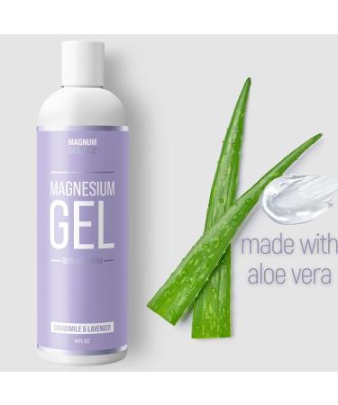 Muscle-Relaxing Magnesium Gel with Aloe Vera, Chamomile, and Lavender - Topical Body Massage Gel - Buy Online on GoSupps.com
