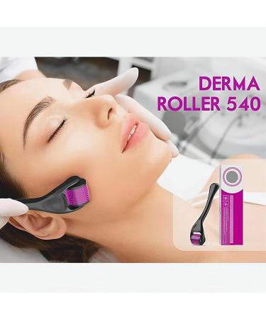 Derma Roller 1.00MM Hair Growth Men and Women 540 Titanium Micro Needling roller for Hair growth Beard roller for Skin Care and Beard Growth Universal Roller with Carry Case (DERMA 1MM) - Buy Online on GoSupps.com