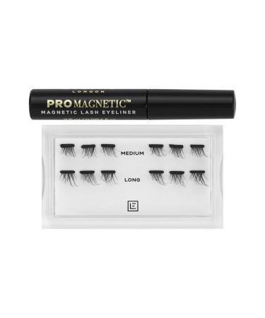 Eylure PROMAGNETIC Magnetic Eyeliner & Faux Mink Lash Kit - No Glue Medium/Long Flares for Easy Application | International Shipping Available - Buy Online on GoSupps.com