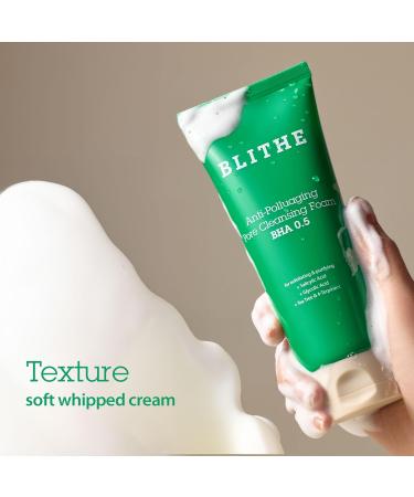 BLITHE AHA BHA Cleanser - Deep Pore Cleanser & Exfoliant for Clogged Pores | 5.07 Fl Oz | International Shipping Available - Buy Online on GoSupps.com