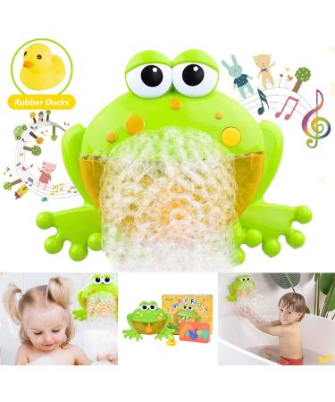 HengGL Baby Bath Bubble Toys Set,Tub Big Frog Automatic Bubble Maker Blower Toys with 12 Music Baby Fun Shower Toys , for Boys, Girls - Buy Online on GoSupps.com