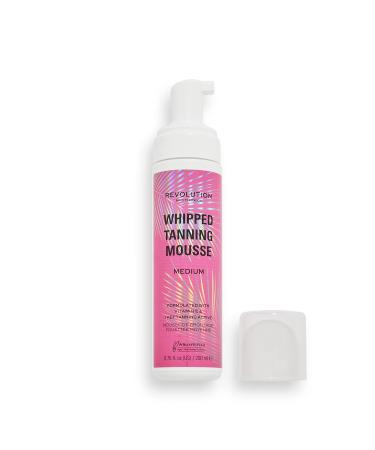 Makeup Revolution Whipped Tanning Mousse 200ml Quick Dry Fake Tan Light/Medium - International Shipping Available - Buy Online on GoSupps.com